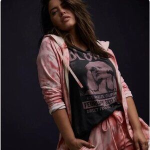 TORRID French Terry Tie Dye Zip Up Hoodie Used Size 6